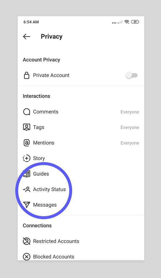 How to turn off Activity Status on Instagram so that people can't see when you're online